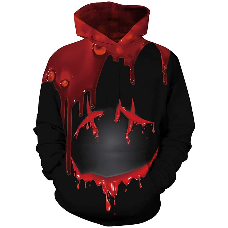 Halloween Boys 3D Hoodie Long Sleeve 3D Print Spring Fall Active Sports Fashion Polyester Kids 3-13 Years Outdoor Daily Indoor Regular Fit