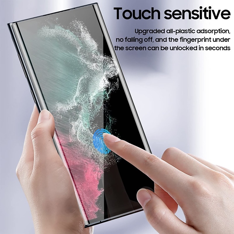 [2+2Pack] Screen Protector + Camera Lens Protector For Samsung Galaxy S25 Ultra S25 Ultra Plus S24 Ultra Plus S23 S22 S21 S20 Plus Ultra S10 Tempered Glass 9H Hardness Anti Bubbles Anti-Fingerprint3