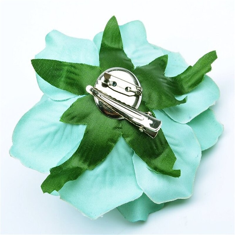 Flocking Cloth Rose Hair Clips Fabric Hair Accessories Rich Rose Hair Clips Wedding Fashion Flower Hair Clips Edge Clips2