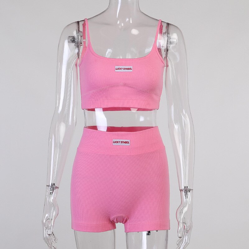 Women's Tracksuit Activewear Set Workout Sets 2 Piece Cropped Solid Color Shorts Sports Bra Black White Spandex Yoga Fitness Gym Workout Tummy Control Butt Lift Breathable Sport Activewear Stretchy