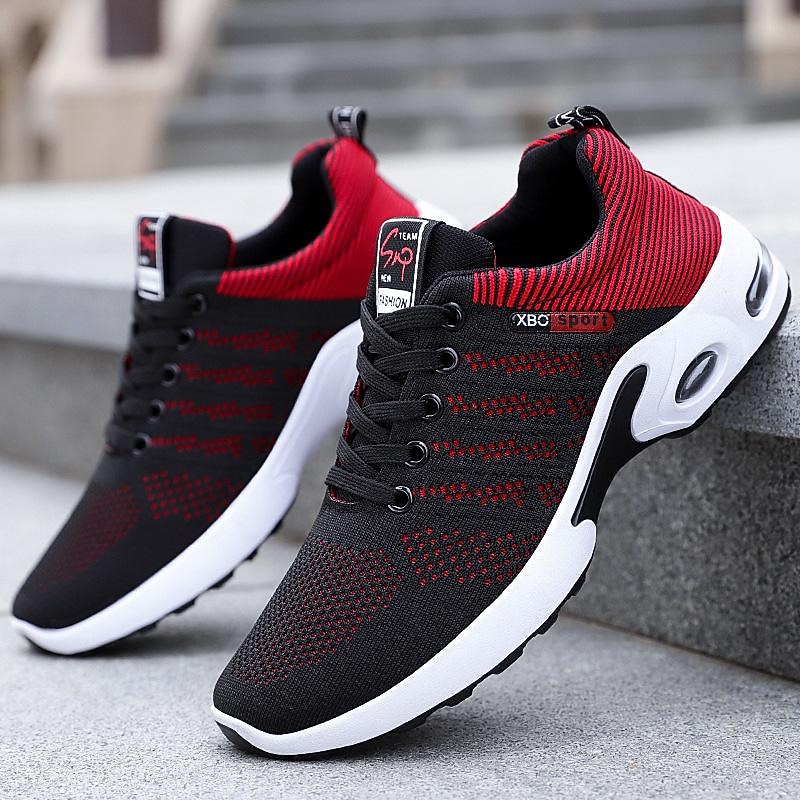 Men's Unisex Sneakers Sporty Casual Classic Outdoor Athletic Daily Running Shoes Rubber Black Red Blue Winter Fall Spring2