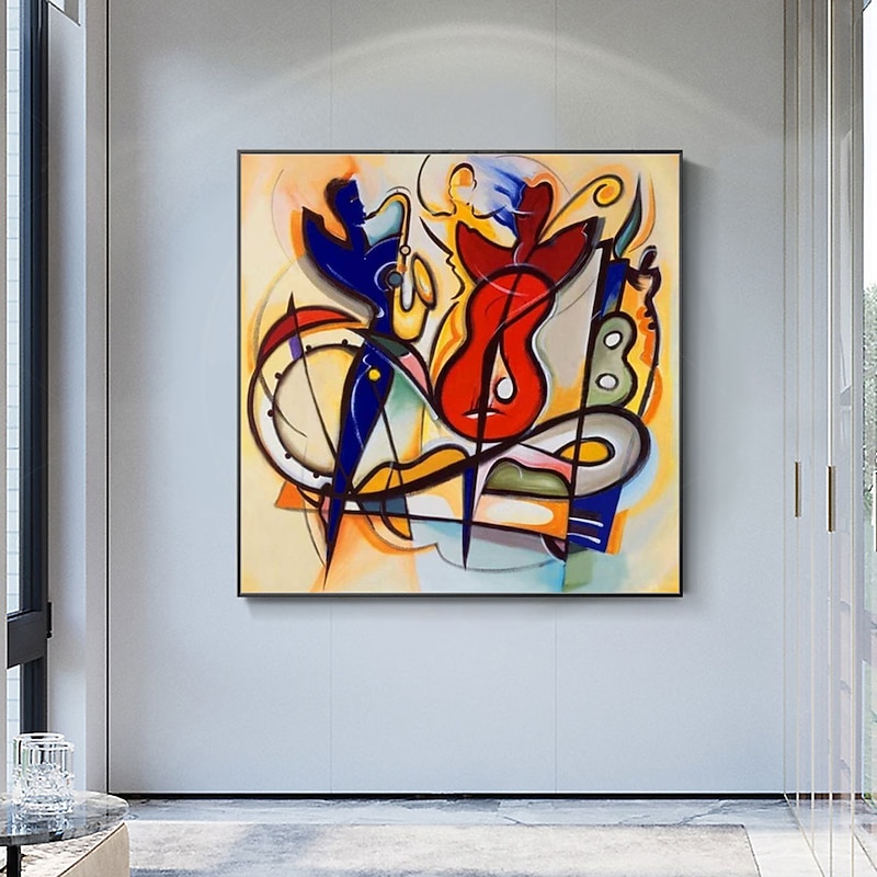 Mintura Handmade Cartoon Oil Paintings On Canvas Wall Art Decoration Modern Abstract Picture For Home Decor Rolled Frameless Unstretched Painting3