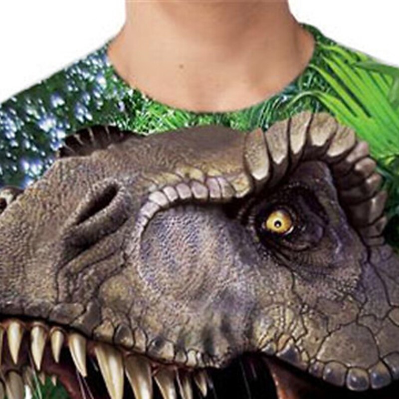 Kids Boys T shirt Long Sleeve 3D Print Dinosaur Animal Crewneck Green Children Tops Fall Spring Active Fashion Daily Daily Outdoor Regular Fit 3-12 Years4