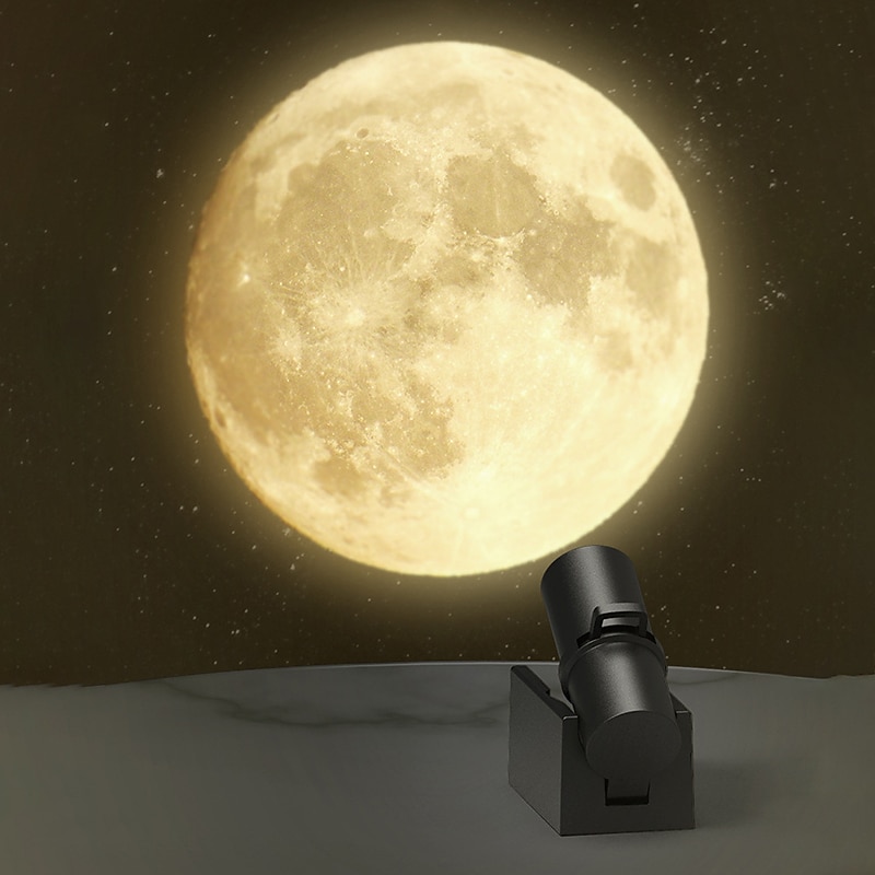 Earth Moon Projection Lamp Star Projector Planet Projector Background Atmosphere Led Night Light for Kids Bedroom Wall Decoration4