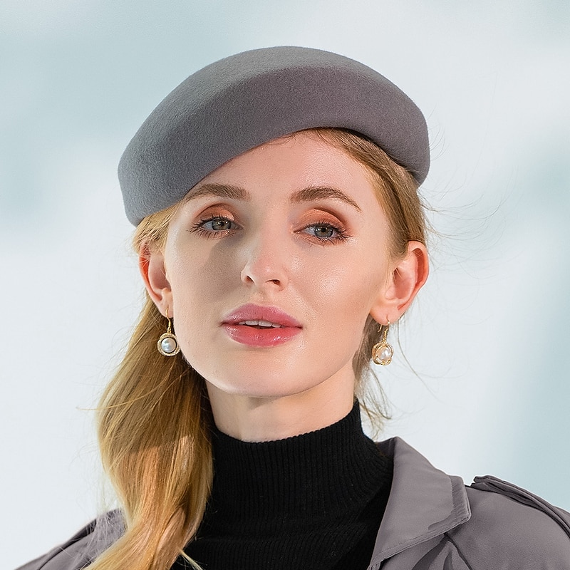 Elegant Fashion Hats / Headwear with Pure Color 1pc Party / Evening / Casual Headpiece