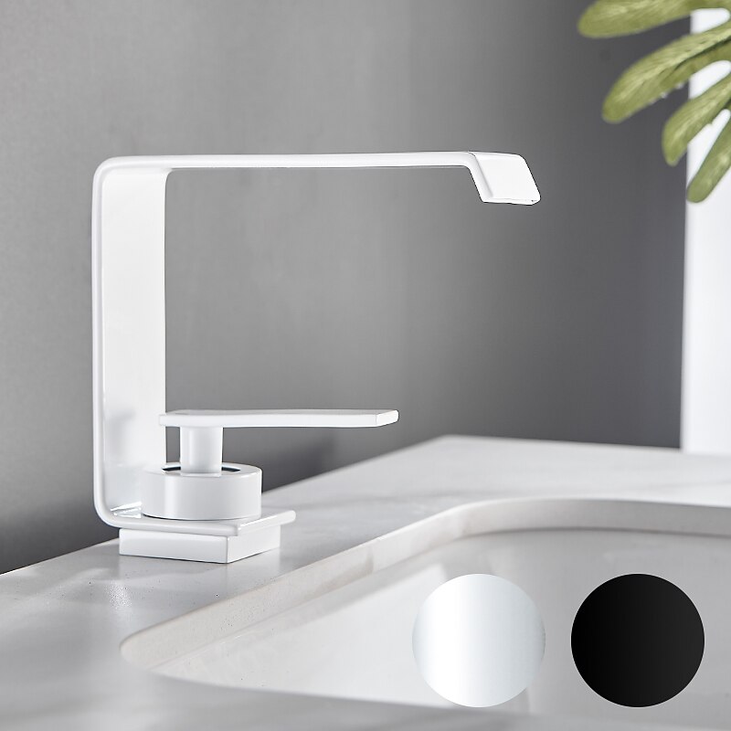 Bathroom Sink Faucet - Classic Electroplated Centerset Single Handle One HoleBath Taps3