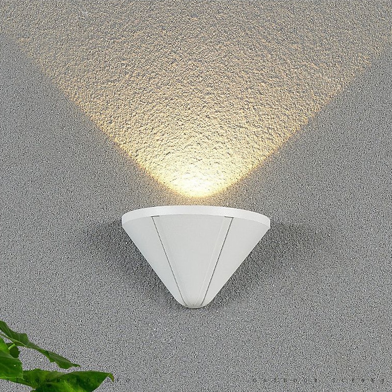 7W Outdoor Modern Waterproof Doorplate Wall Lamp is Suitable for Corridor Courtyard Wall Outdoor Doorplate Lighting Indoor Bathroom Bedroom Study3