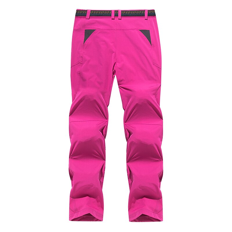 Women's Hiking Pants Trousers Summer Outdoor Quick Dry Zipper Pocket Scratch Resistant Breathable Pants / Trousers Bottoms Black Rose Red Hunting Climbing Camping / Hiking / Caving M L XL 2XL 3XL4