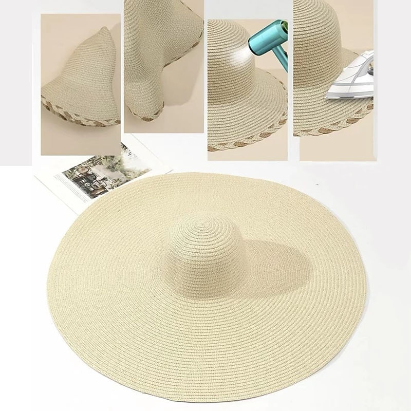 Women's Sun Hat Straw Hat Straw Boho Beach2