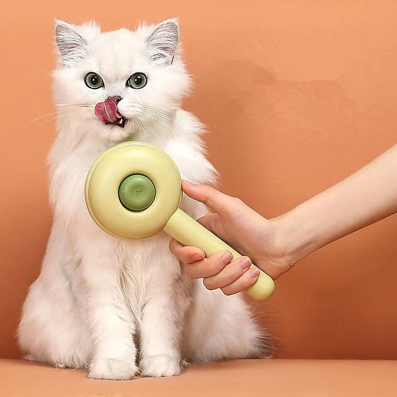 Cat Brush Pet Comb Hair Removes Dog Hair Comb For Cat Dog Grooming Hair Cleaner Cleaning Beauty Slicker Brush Pet Supplies