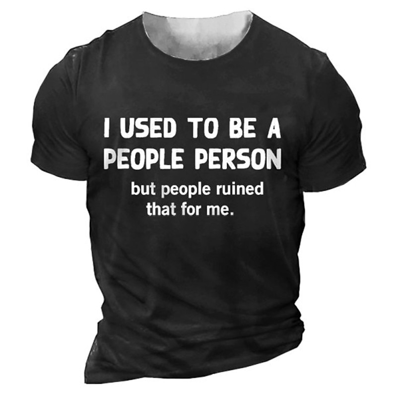 Men's Unisex Graphic Letter T Shirt Short Sleeve T shirt 3D Print Crew Neck Shirt Vintage Sports Designer Outdoor Street Daily Black Army Green Navy Blue Summer Clothing Apparel S M L XL XXL 3XL3