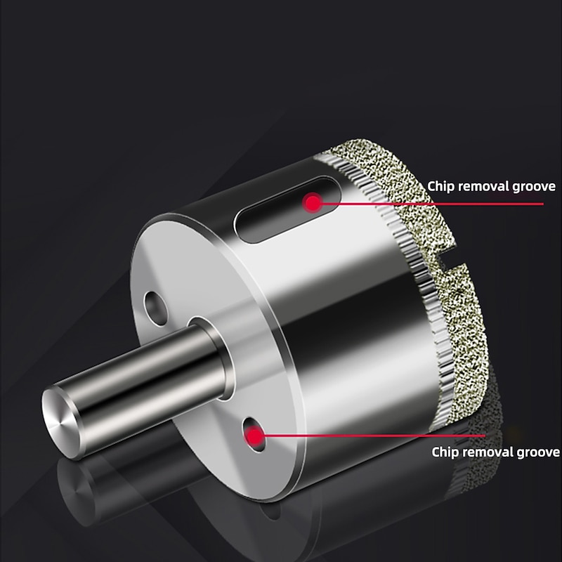 10/15pcs Set Tile drill bit Set Diamond Coated Tile Marble Glass Ceramic Hole Saw Drilling Bits Power Tools Accessories4