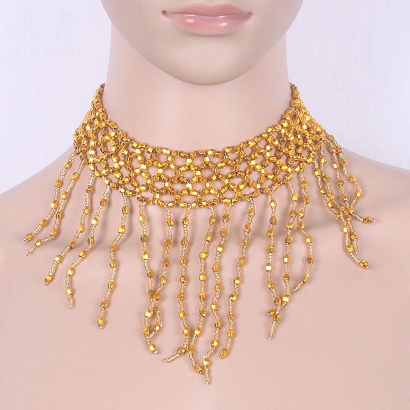 Belly Dance Dance Accessories Necklace Pure Color Splicing Women's Training Performance Plastic
