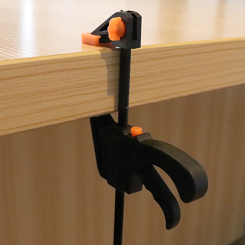 4Inch  Woodworking Work Bar Mini F Clamp Clip Set Hard Quick Ratchet Release Clip DIY Carpentry Hand Tool Gadget Woodworking Clamp3
