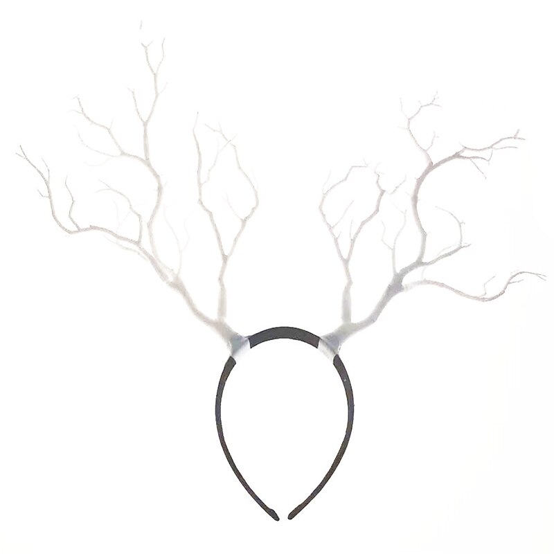 Mori Girl Branch Hair Hoop Exaggerated Big Hair Accessories Christmas Antlers Headdress Party Luminous Head Hoop Wholesale Head Hoop3