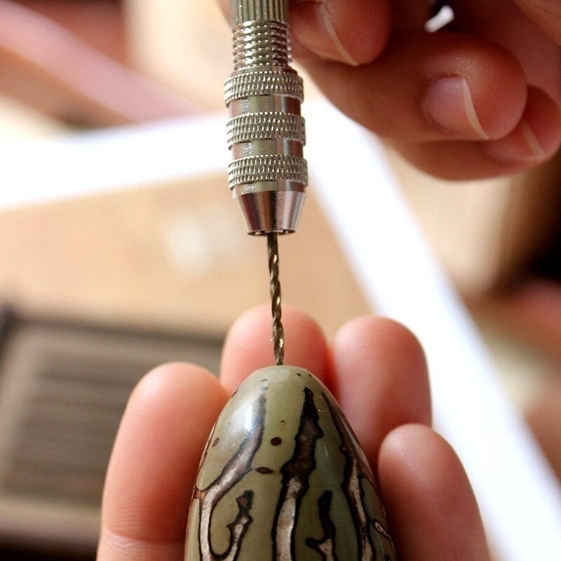 Double Headed Hand Twist Drill Chuck Drill Bit Holder Little Pin Vise Dropshipping2