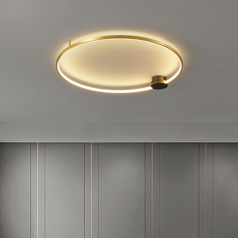 60cm Ceiling Light Dimmable Circle / Round Design Ceiling Lights Copper Modern Style Classic Novelty LED Modern 220-240V2