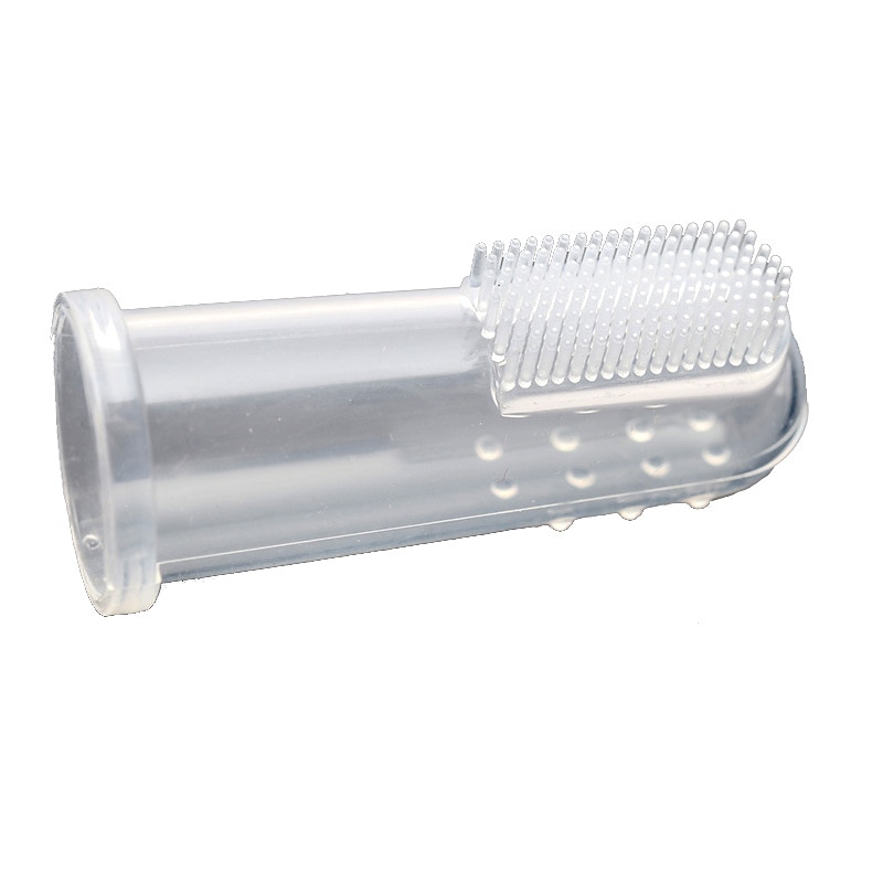 Pet Finger Toothbrush Silicone Toothbrush Puppy Cat Finger Brush Fingers Pet Supplies3