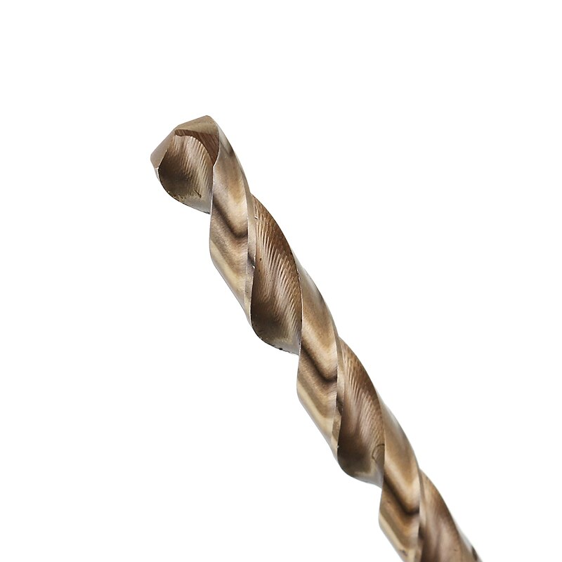 15pc Set Of 1.5-10mmM35 High-Speed Steel Fully Ground And Roasted Yellow Straight Handle Twist Drill Set Stainless Steel4