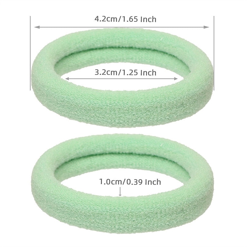 Girl Candy Color Seamless Head Rope Elastic Towel Ring 20 Barrels Towel Ring Hair Ring Rubber Band4