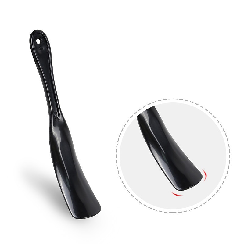 Durable Plastic Shoe Horn – Ergonomic Long Handle Design for Easy Slip-On, Portable Shoe Helper for Men, Women, Seniors, and Kids – Ideal for Home, Travel, and Daily Use2