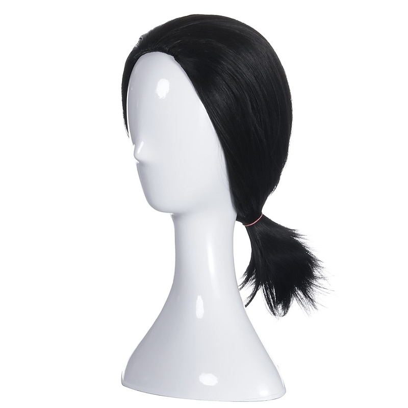 70s Wig Short Straight Black Wig for Men Pulp Fiction Wig Cosplay  Party Halloween Wigs3