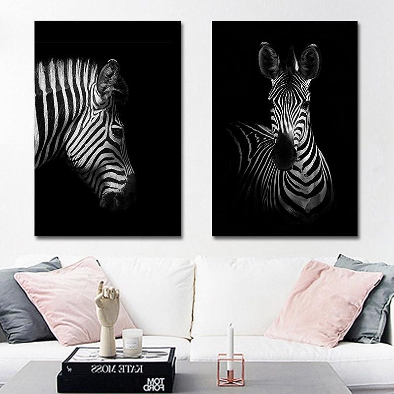 1pc Animal Wall Art Canvas Giraffe Elephant Posters And Prints Modern Wall Art Picture For Living Room No Frame4
