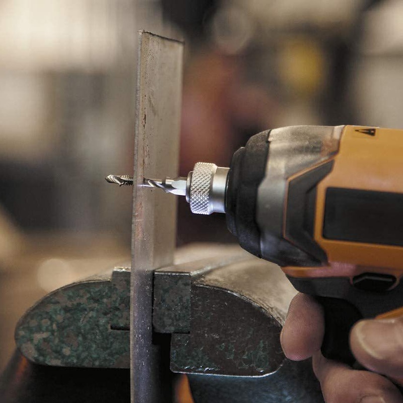 6pc HSS Composite Tap 60mm Extension Rod Drilling And Tapping Machine With Hole Tapping And Chamfering Tool Set2