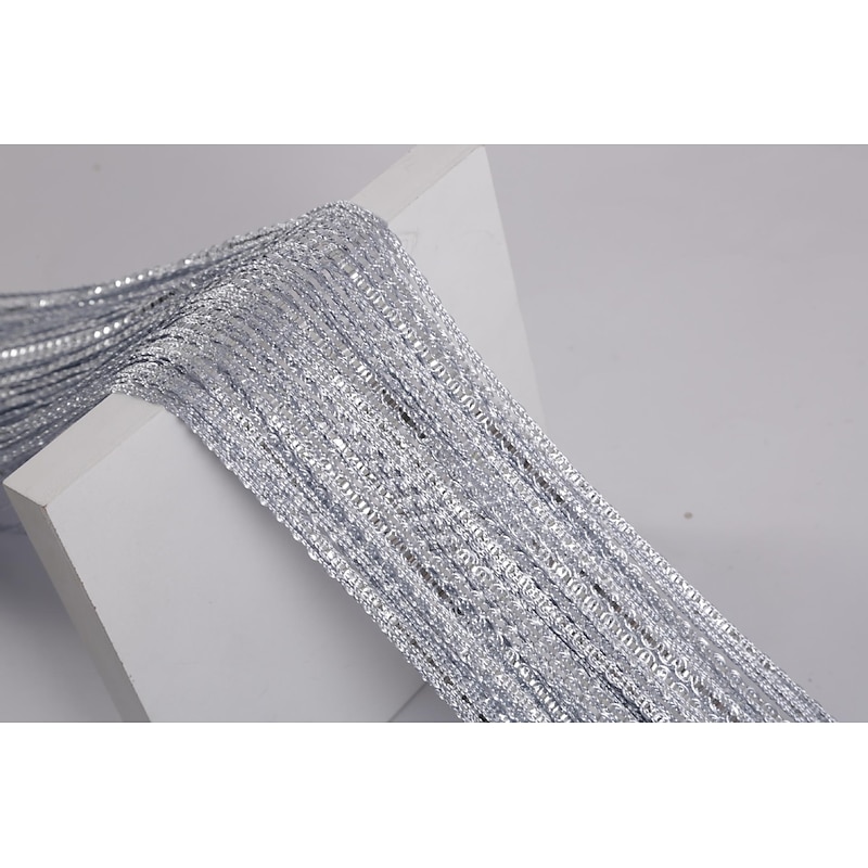 String Curtains Sparkle Door Curtain Fly Curtain Rod Pocket,Curtains Panel Divider Window Door Fly Screen for Door Wall and Window Decoration,100*200cm4