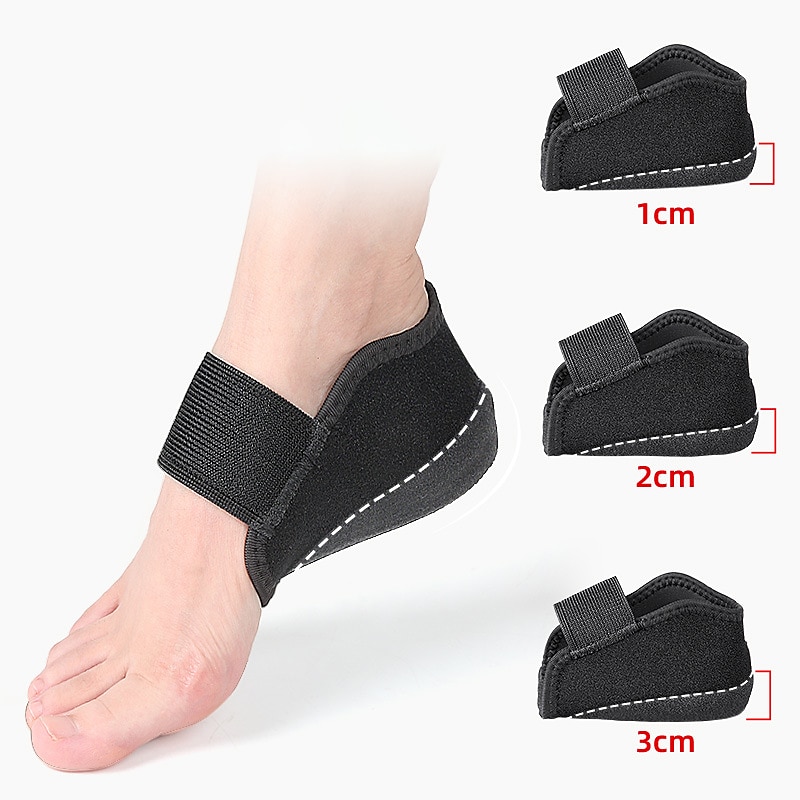 Adjustable Heel Lifts for Foot Support – Comfortable Orthopedic Insoles with 1-3cm Height Adjustment for Men and Women