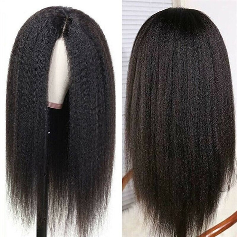 European and American Wig Women's Mid-Length Hair Mechanism Synthetic Headgear  Wig4