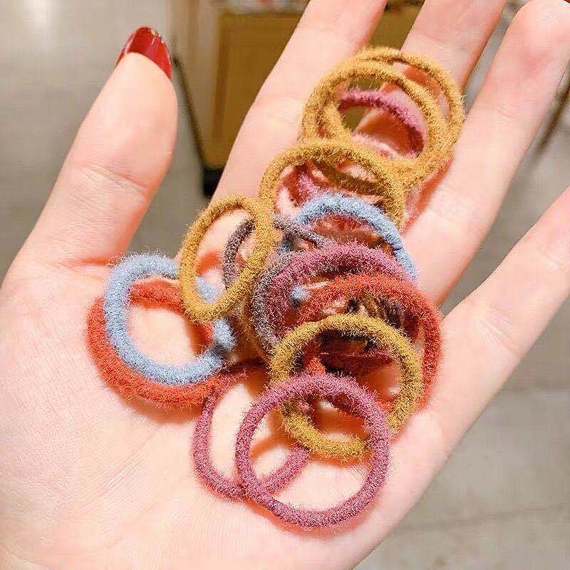 Hair Ties Hair Rubber Bands for Toddler Infants Kids Girls Thin Small Hair Elastics 100 Piece Pack4