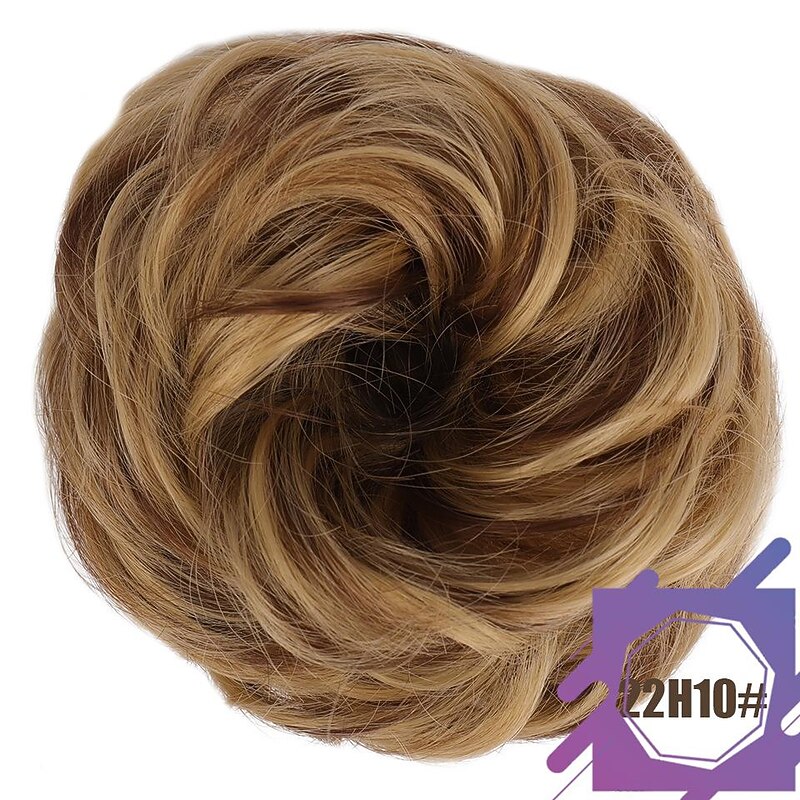 factory wholesale foreign trade supply fluffy hair ring wig ball head head rope chemical fiber hair ring wig hair ring4