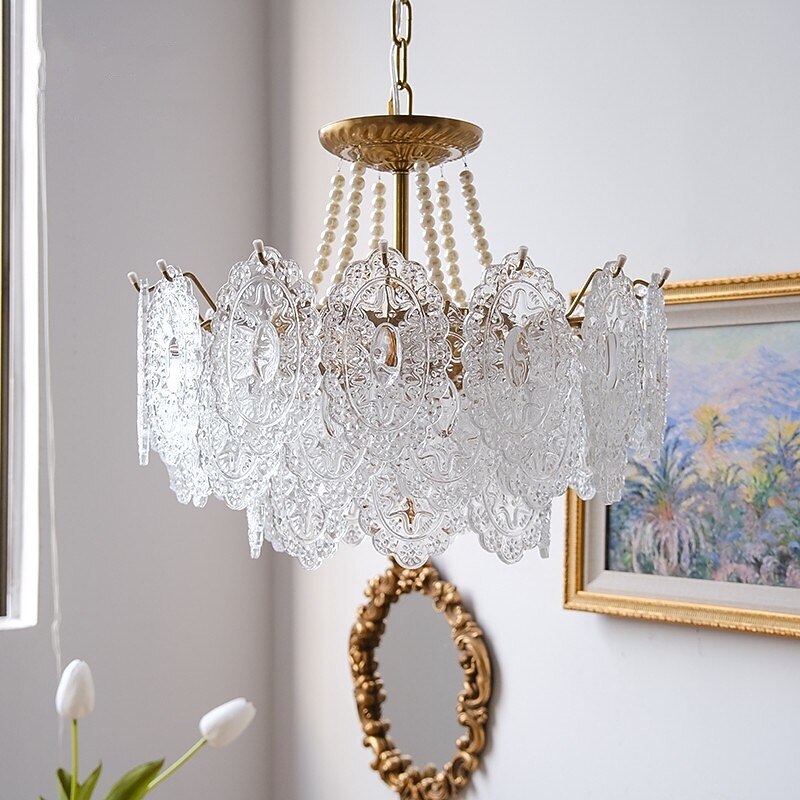 60cm Unique Design Chandelier Metal Electroplated Modern 220-240V3