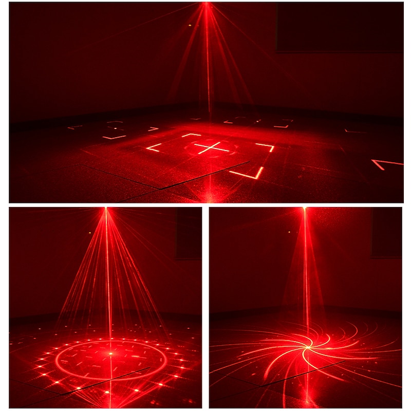 RGB LED Stage Light - USB Rechargeable Disco & UV Black Light Effect Laser Projector for Party, KTV & Home Decor3