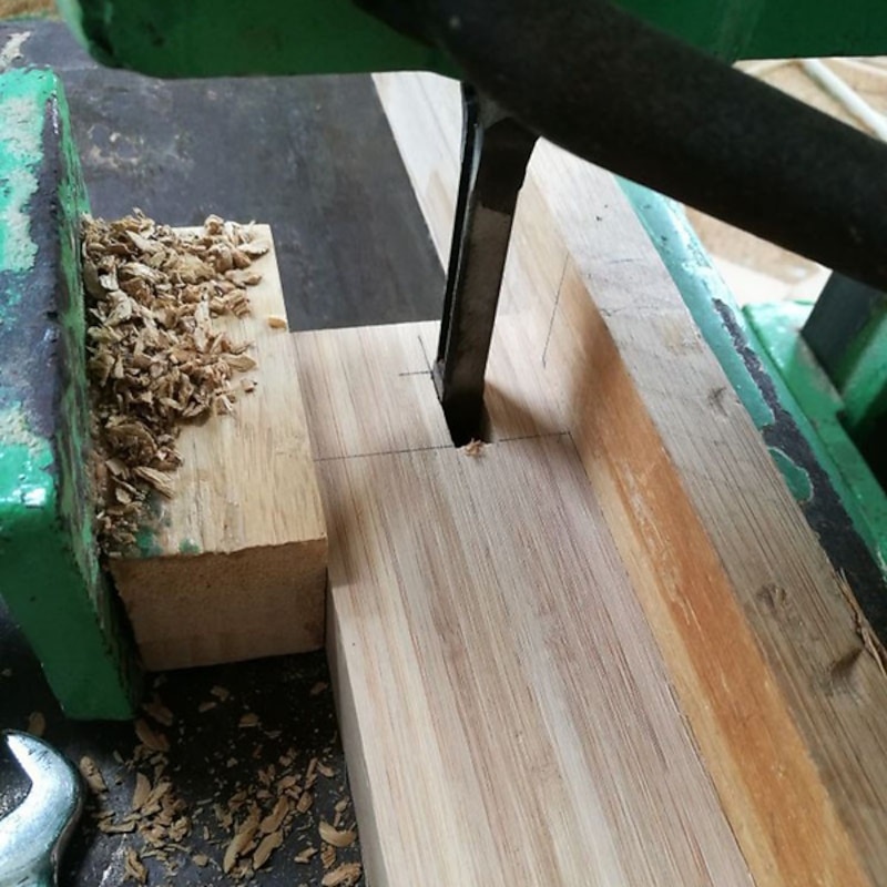 4pcs Woodworking Bit Hole Drill Carpenter Square Drill Bit Tool Guide Positioner 1/2, 1/4, 5/16, 3/8 Inch3