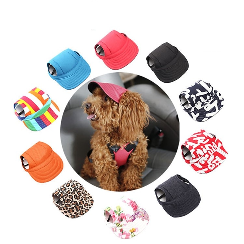 Dog Cat Pets Hats, Caps & Bandanas Bandanas & Hats Sport Hat Visor Cap Puppy Clothes Fashion Sports & Outdoors Dog Clothing for Husky Labrador Alaskan Malamute Golden Retriever Dalmatian