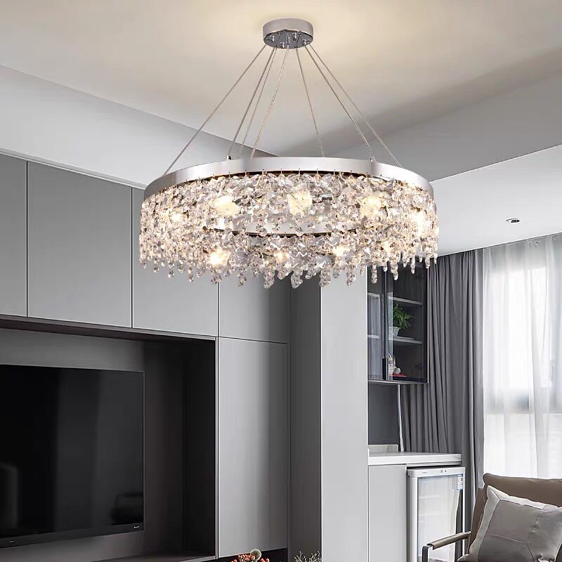 50cm Unique Design Chandelier Stainless Steel Electroplated Modern 220-240V4