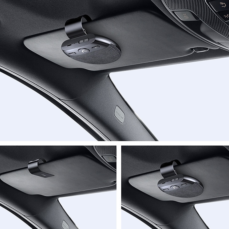 Bluetooth Car Kit Handsfree Bluetooth 5.0 Speakerphone Wireless MP3 Music Player with Microphone Auto Power On / Connect2