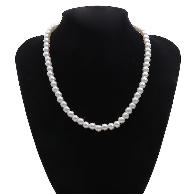 Beaded Necklace Pearl Necklace For Women's Pearl Party Wedding Casual Pearl Imitation Pearl2