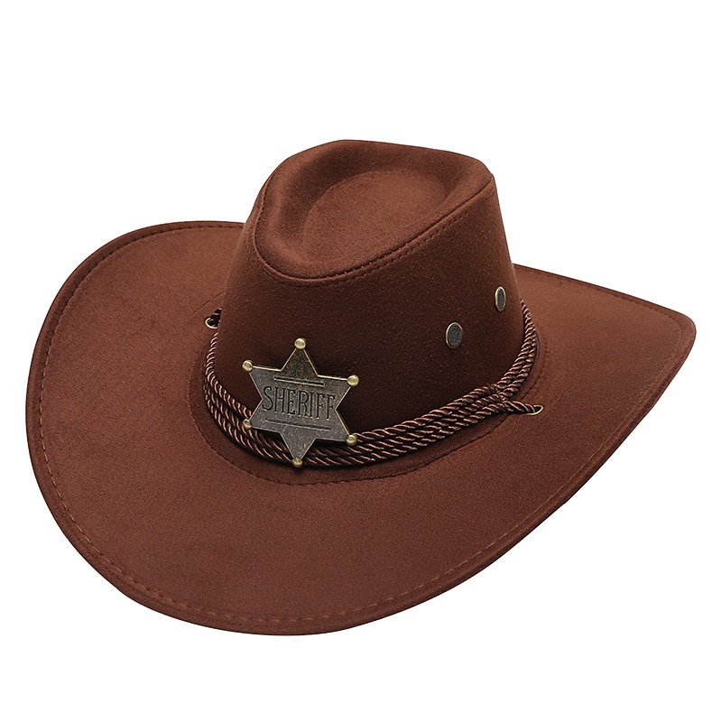 18th Century 19th Century State of Texas Cowboy Hat West Cowboy Ameirican Fancy Dress Men's Women's Vacation Casual Daily Adults' Hat2
