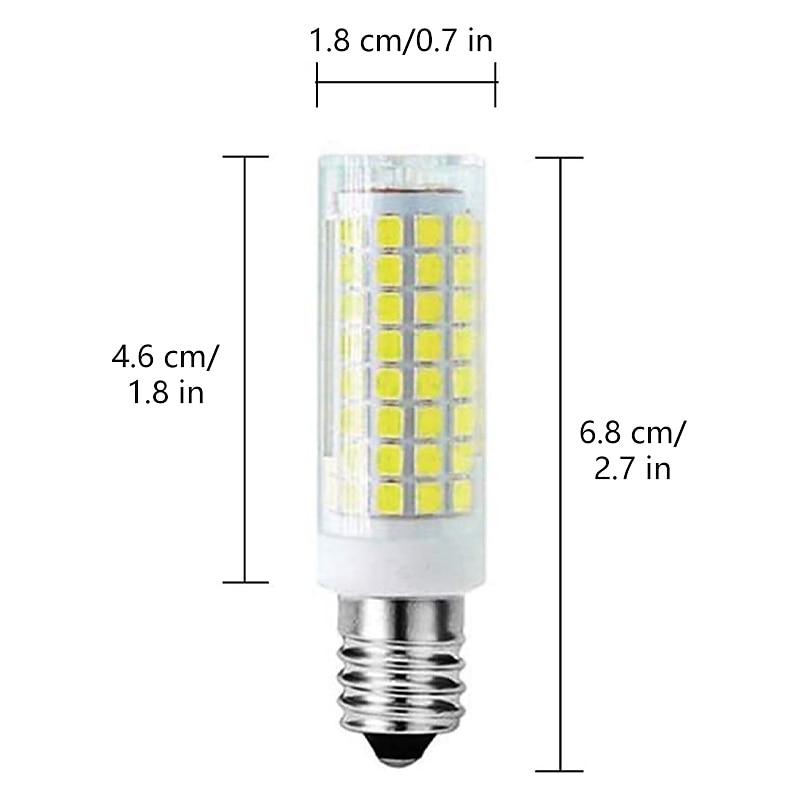 6pcs LED Light Bulb G9 Bi Pin Lamp 10W AC220V E14 102 LED Spotlight Chandelier Ceiling Light 100W Halogen Equivalent Warm Cold White4