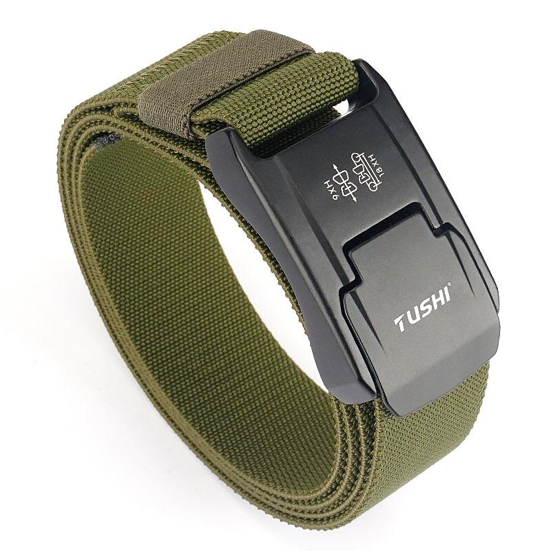 Men's Tactical Tactical Belt Nylon Web Belt Nylon Belt ArmyGreen Black Nylon4