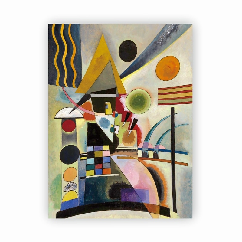 Handmade Hand Painted Oil Painting Wall Art Wassily Kandinsky Abstract Carving Painting Home Decoration Decor Rolled Canvas No Frame Unstretched4