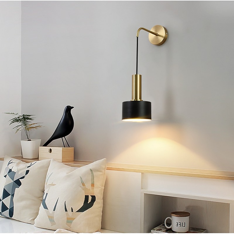 Indoor Modern Nordic Style Indoor Wall Lights Living Room Bedroom Iron Wall Light  85~265V2