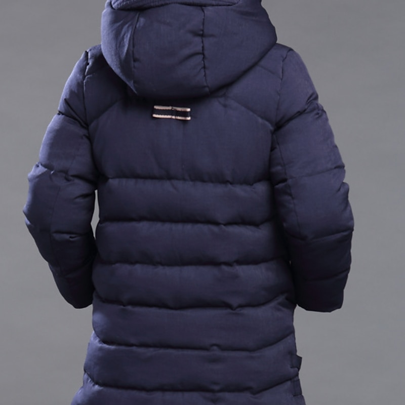 Boys 3D Kids Puffer Jacket Plain Down Jacket Coat Puffer Jacket Long Sleeve Fall Winter Active Cool Kids 4-12 Years Daily Regular Fit4