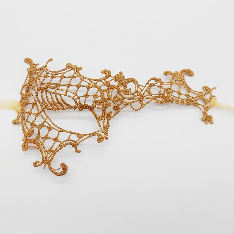 Halloween Venetian Mask Columbina Carnival Mask Half Face Carnival Mardi Gras Party Masquerade Carnival of Venice Easy Halloween Costumes Dress Up2