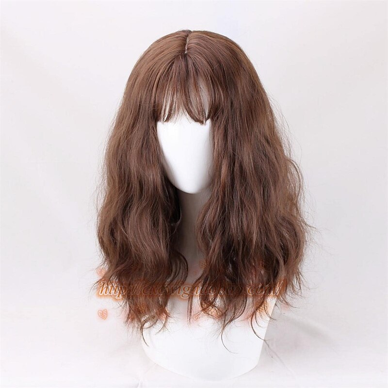 Hermione Jean Granger Cosplay Wig Brown Curly Heat Resistant Synthetic Hair Cosplay  Wigs Halloween Wigs4