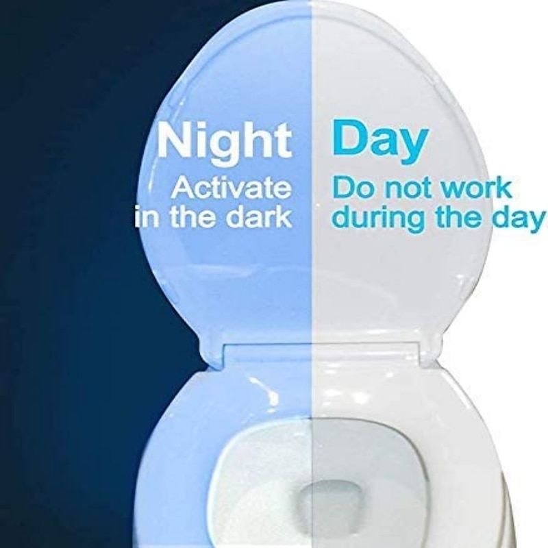 Toilet Night Light PIR Motion Sensor Toilet Lights LED Washroom Night Lamp 16/8 Colors Toilet Bowl Lighting For Bathroom Washroom 6