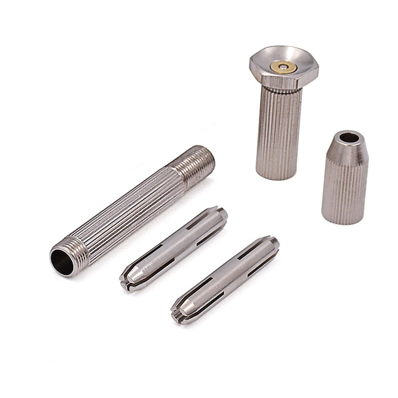 0.5-3mm Small Round Head Twist Drill Mini Micro Hand Drill Woodworking Drilling Tools Manual Twist Drill Bit Hand Tool Kit4